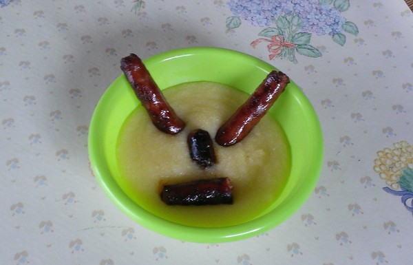Merguez polenta